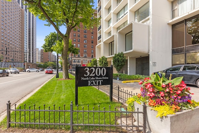 3200 N Lake Shore Dr N Unit 1910, Chicago, IL 60657 - community sign with a view of city