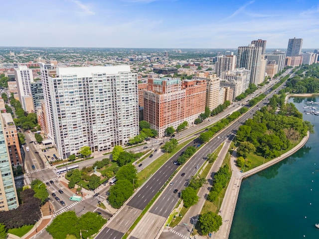 3200 N Lake Shore Dr Unit 1910, Chicago, IL 60657 - view of urban area featuring a main thoroughfare and a nearby body of water