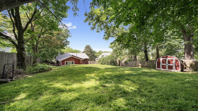 931 C St, Rockford, IL 61107 - fenced backyard with a shed