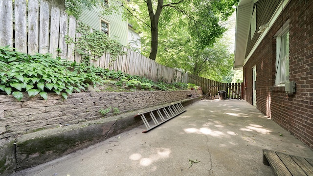 931 C St, Rockford, IL 61107 - fenced backyard featuring a patio area