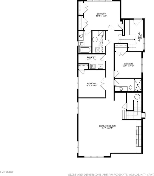 3526 N Hamilton Ave, Chicago, IL 60618 - view of room layout