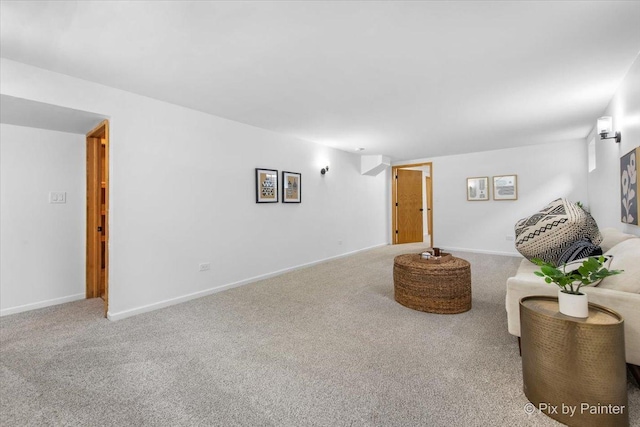 1422 Ridgeway St, Round Lake Beach, IL 60073 - carpeted living room featuring baseboards