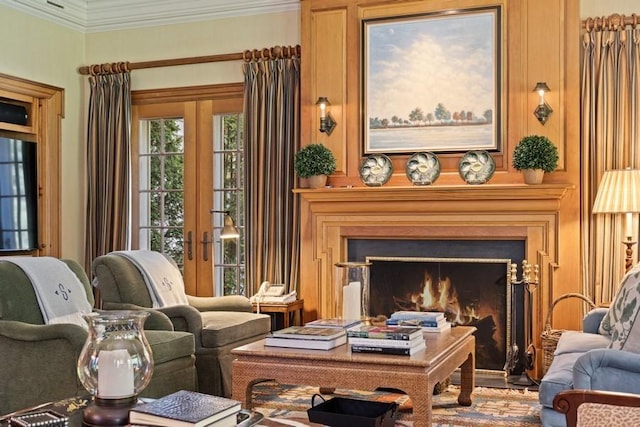 5 Woodley Rd, Winnetka, IL 60093 - living area with ornamental molding