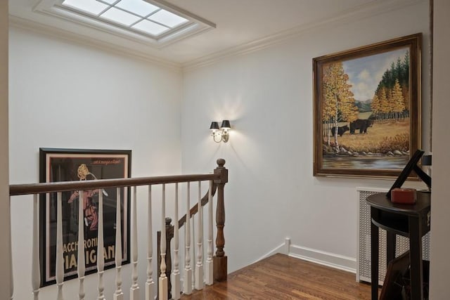 5 Woodley Rd, Winnetka, IL 60093 - stairs featuring wood finished floors and ornamental molding