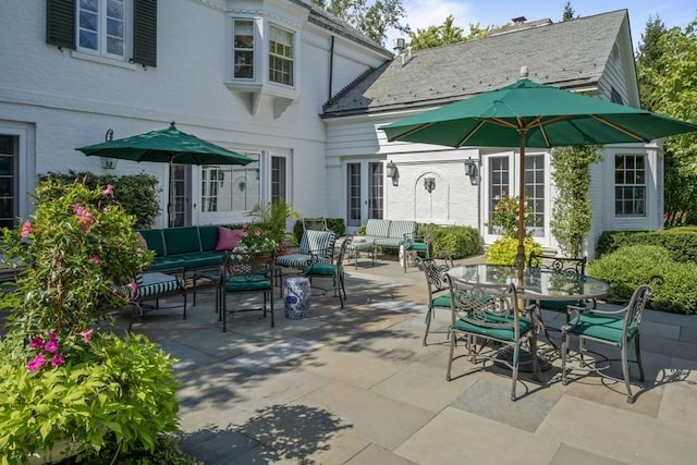 5 Woodley Rd, Winnetka, IL 60093 - view of patio / terrace featuring an outdoor living space and outdoor dining space