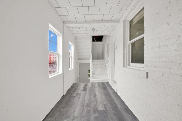 4637 S Homan Ave, Chicago, IL 60632 - hallway featuring dark wood-style flooring