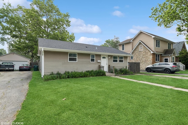 2811 Elim Ave, Zion, IL 60099 - view of front of house with a detached garage and an outbuilding