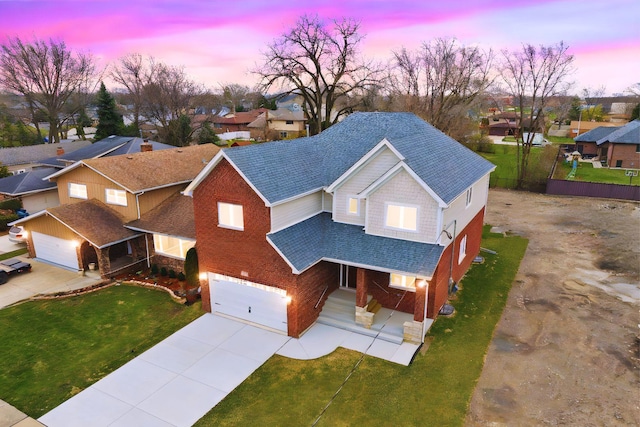 6705 W 91st Pl, Oak Lawn, IL 60453 - aerial view of residential area