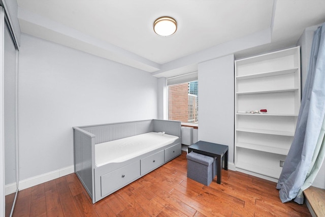 801 S Plymouth Ct Unit 602, Chicago, IL 60605 - bedroom with hardwood / wood-style flooring and baseboards