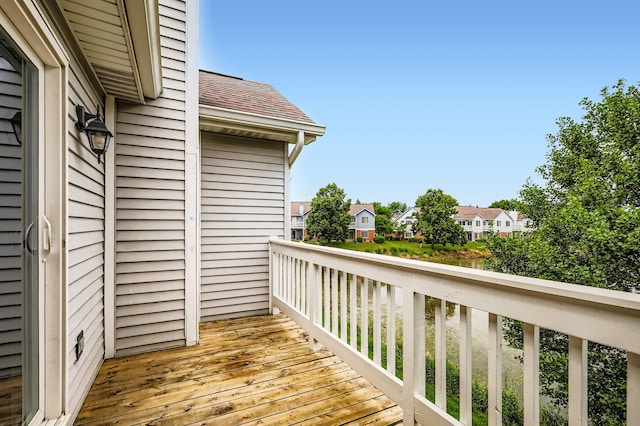 1240 Winfield Ct Unit 4, Roselle, IL 60172 - deck with a residential view