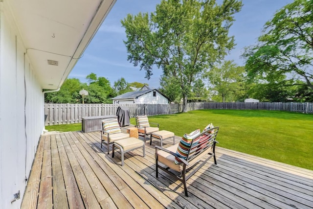 410 W Maude Ave, Arlington Heights, IL 60004 - deck with a fenced backyard
