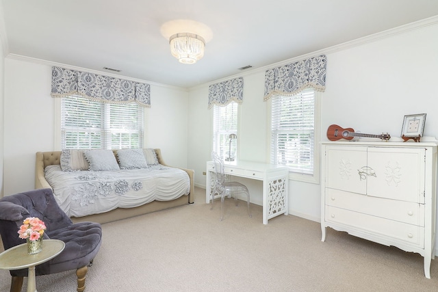 4907 Northcott Ave, Downers Grove, IL 60515 - carpeted bedroom with crown molding and baseboards
