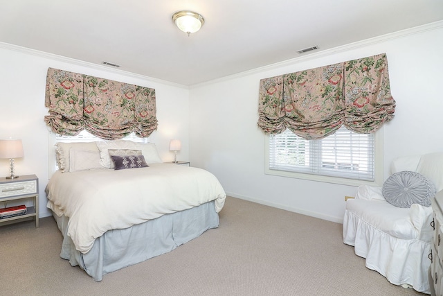 4907 Northcott Ave, Downers Grove, IL 60515 - bedroom with ornamental molding and carpet