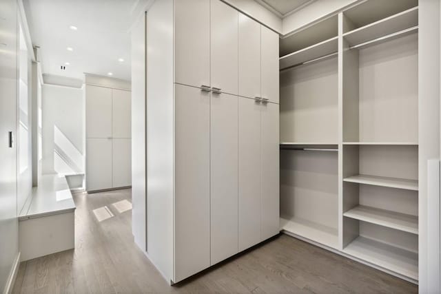 34 E Bellevue Pl, Chicago, IL 60611 - walk in closet featuring wood finished floors