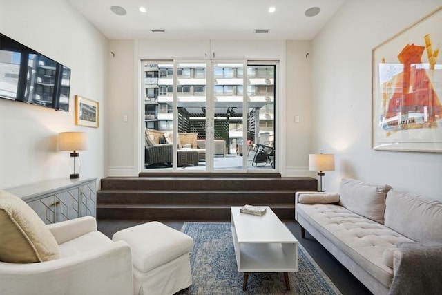 34 E Bellevue Pl, Chicago, IL 60611 - living room featuring recessed lighting