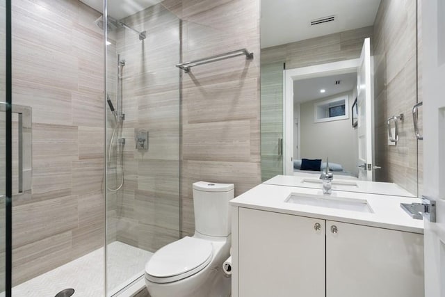 34 E Bellevue Pl, Chicago, IL 60611 - bathroom featuring vanity and a shower stall
