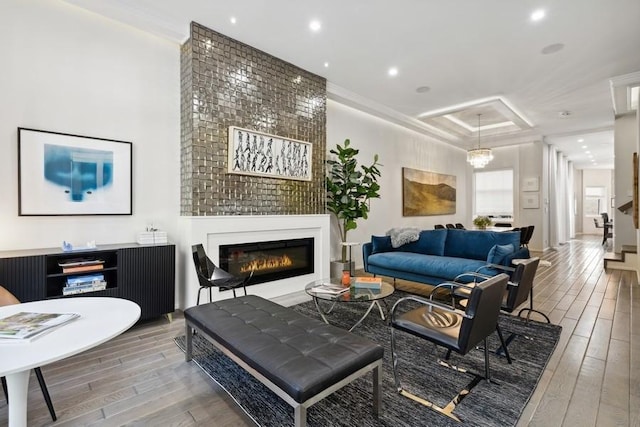 34 E Bellevue Pl, Chicago, IL 60611 - lobby featuring recessed lighting and crown molding