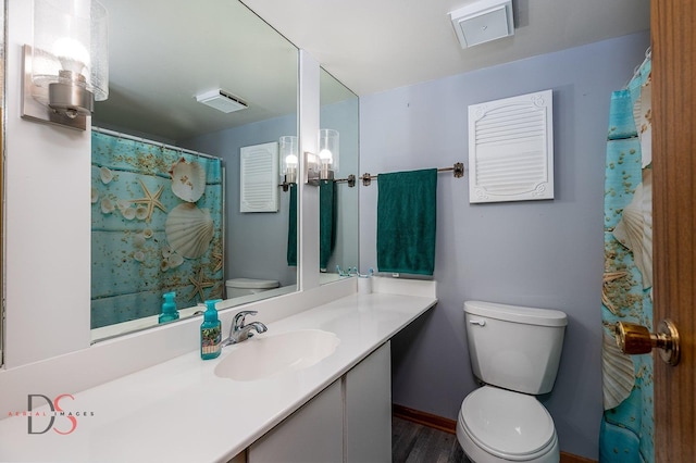 1410 James Ct, Ottawa, IL 61350 - full bath featuring vanity and wood finished floors