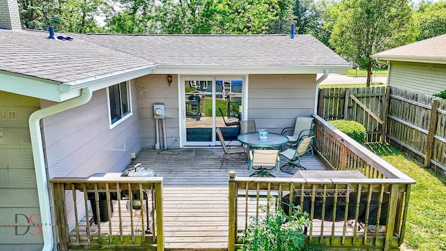 1410 James Ct, Ottawa, IL 61350 - view of wooden terrace