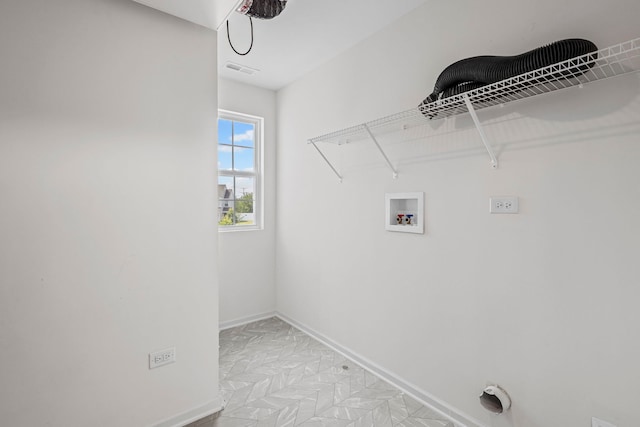 319 Brickyard Ct, Joliet, IL 60436 - laundry area featuring hookup for a washing machine and baseboards