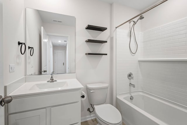319 Brickyard Ct, Joliet, IL 60436 - full bath featuring vanity and washtub / shower combination