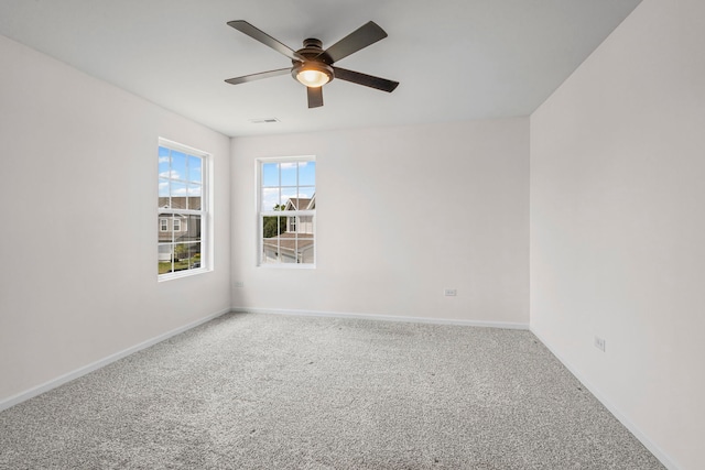 319 Brickyard Ct, Joliet, IL 60436 - carpeted empty room with a ceiling fan and baseboards