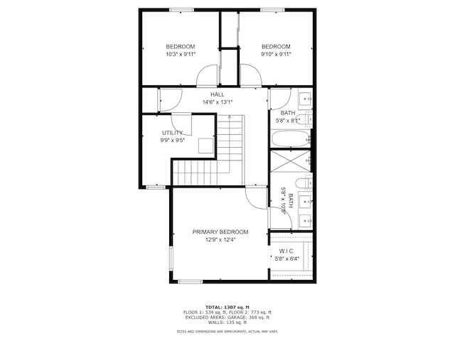 319 Brickyard Ct, Joliet, IL 60436 - view of floor plan / room layout