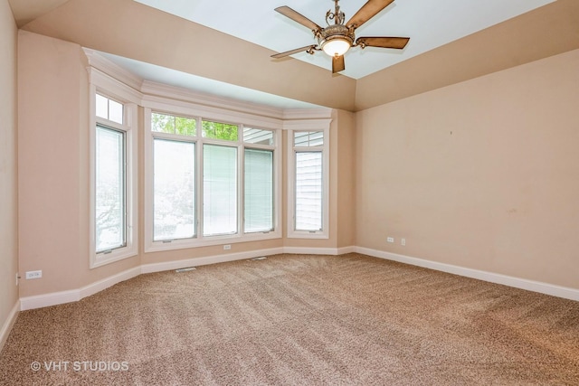 1803 Rizzi Ln, Bartlett, IL 60103 - unfurnished room featuring carpet floors and ceiling fan