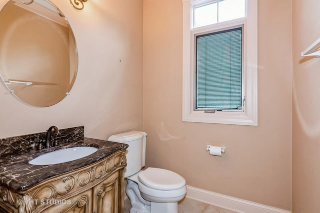 1803 Rizzi Ln, Bartlett, IL 60103 - half bathroom featuring vanity and tile patterned flooring
