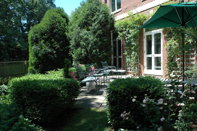 531 N Mayflower Rd Unit 531, Lake Forest, IL 60045 - view of yard featuring a patio area