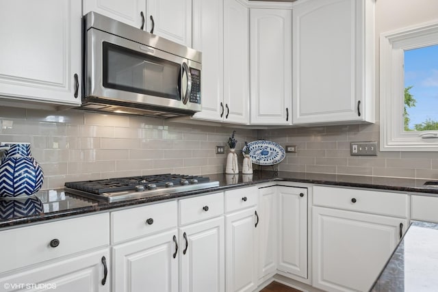 25397 N Northbridge Rd, Hawthorn Woods, IL 60047 - kitchen featuring appliances with stainless steel finishes, white cabinetry, and tasteful backsplash