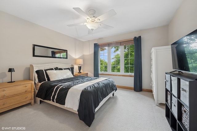 25397 N Northbridge Rd, Hawthorn Woods, IL 60047 - bedroom featuring light colored carpet and a ceiling fan