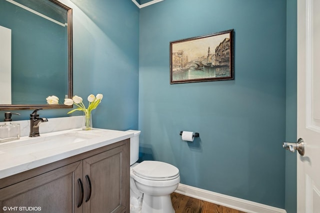 25397 N Northbridge Rd, Hawthorn Woods, IL 60047 - bathroom with vanity and wood finished floors