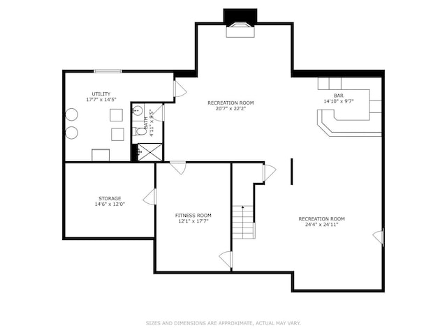 25397 N Northbridge Rd, Hawthorn Woods, IL 60047 - view of floor plan / room layout