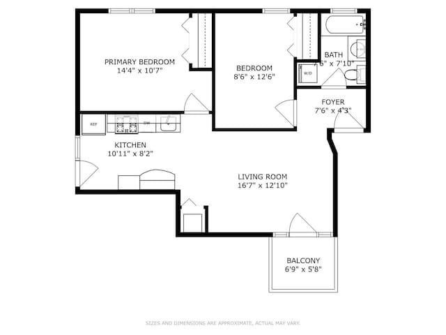 4332 N Sacramento Ave Unit 3S, Chicago, IL 60618 - view of floor plan / room layout