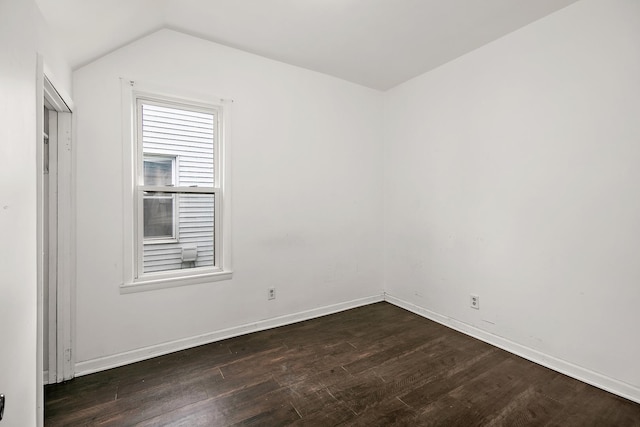 554 W Station St, Kankakee, IL 60901 - spare room with dark wood finished floors and lofted ceiling