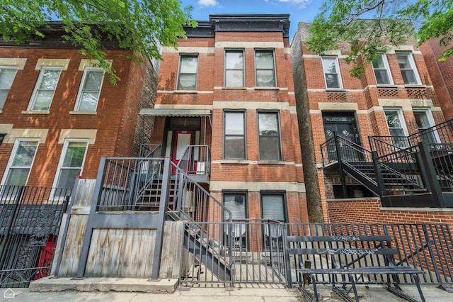 1448 W Taylor St, Chicago, IL 60607 - view of apartment building / complex featuring stairway