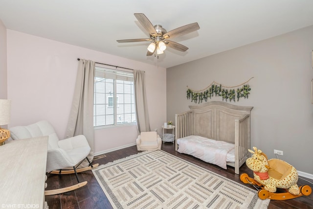253 Brookhaven Trl, Pingree Grove, IL 60140 - bedroom featuring wood finished floors and a ceiling fan