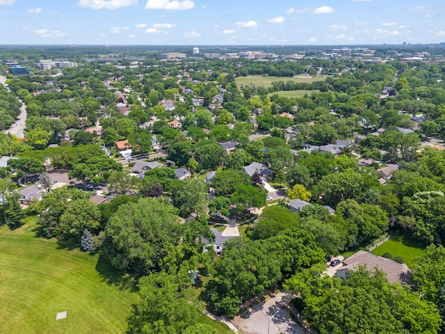 440 Menominee Ln, Naperville, IL 60563 - aerial perspective of suburban area with a tree filled landscape