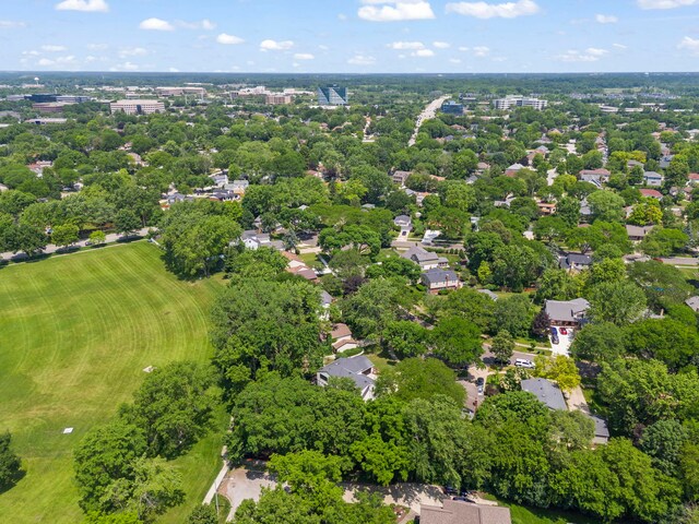 440 Menominee Ln, Naperville, IL 60563 - bird's eye view of a tree filled landscape