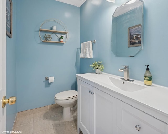 2652 W Rascher Ave Unit 304, Chicago, IL 60625 - half bath with vanity and tile patterned flooring