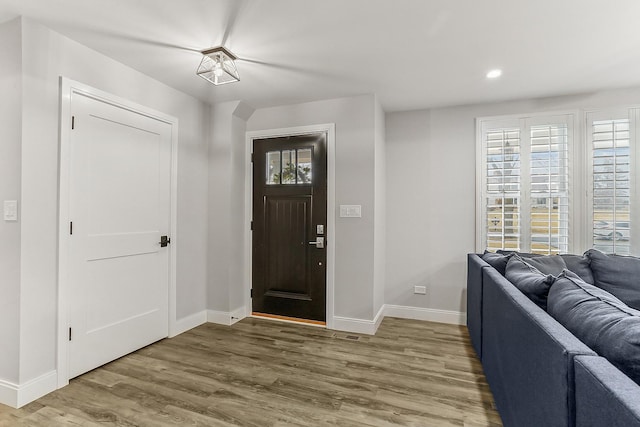 8081 Tennessee Ave, Willowbrook, IL 60527 - foyer featuring wood finished floors and recessed lighting