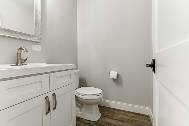8081 Tennessee Ave, Willowbrook, IL 60527 - half bath with wood finished floors and vanity