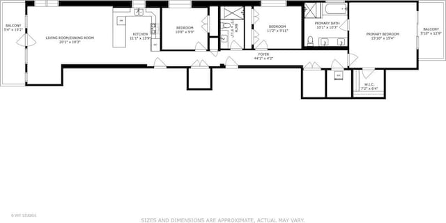 2442 N Clybourn Ave Unit 5S, Chicago, IL 60614 - view of floor plan / room layout