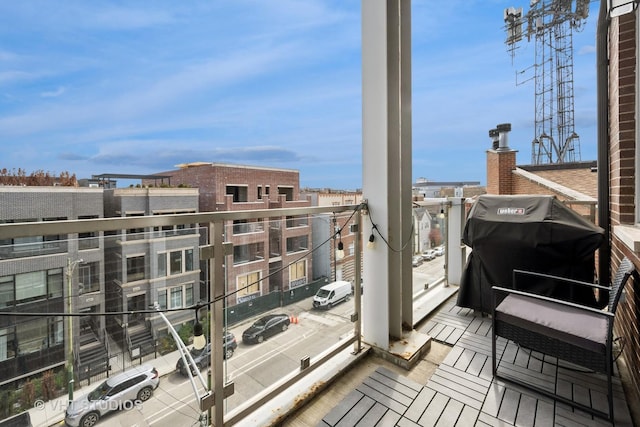 2442 N Clybourn Ave Unit 5S, Chicago, IL 60614 - balcony with area for grilling