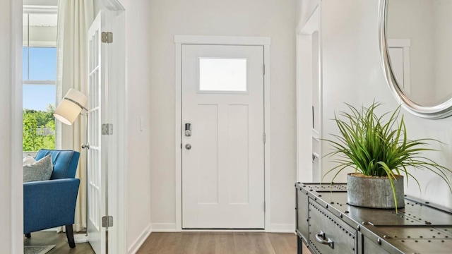1818 Legacy Pointe Blvd, Plainfield, IL 60586 - entryway with wood finished floors and baseboards
