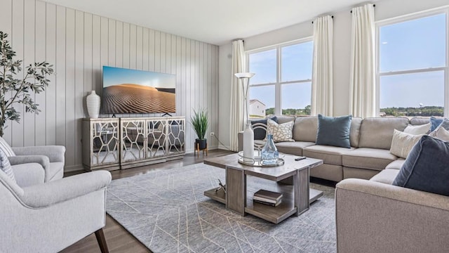 1818 Legacy Pointe Blvd, Plainfield, IL 60586 - living room featuring wood finished floors and baseboards