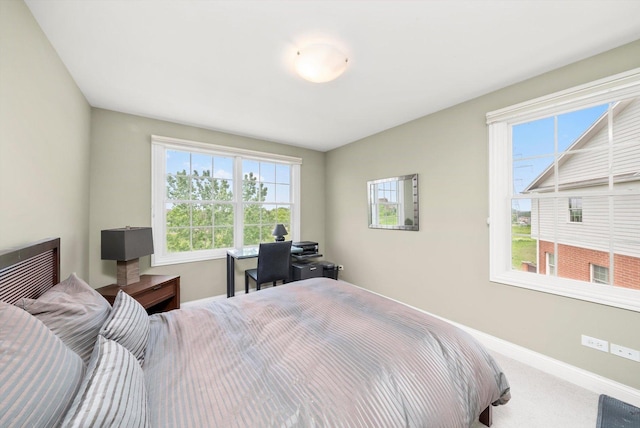 17946 Fountain Cir, Orland Park, IL 60467 - bedroom with multiple windows, carpet, and an office area
