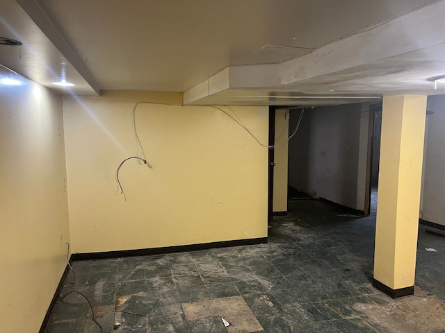 8144 S Ada St, Chicago, IL 60620 - finished basement featuring baseboards