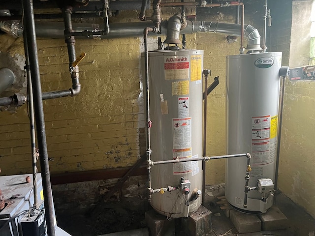 8144 S Ada St, Chicago, IL 60620 - utility room with water heater